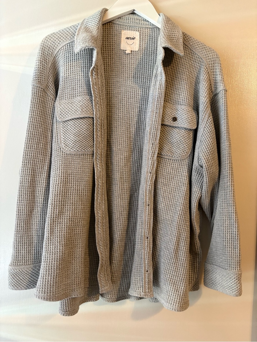 Aerie LumberJane Waffle Knit Shacket